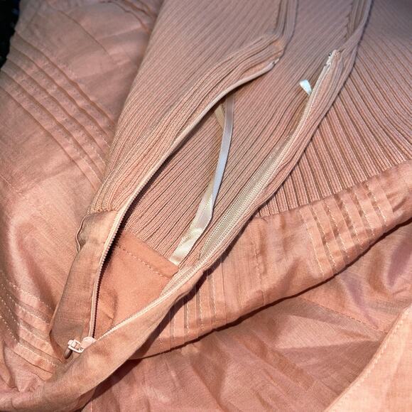 Snidel Midi Dress Sweater Pleated Cutout - Picture 9 of 11